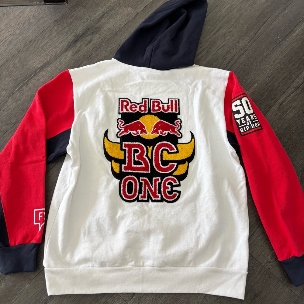 Redbull BC One mens 50 years of HipHop FYI Hoodie Pullover Size L Or XL